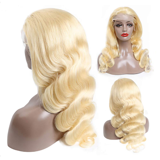 Body Wave Blonde HD Transparent Lace Front Wigs |Sheer Beaute Human Hair Wig 