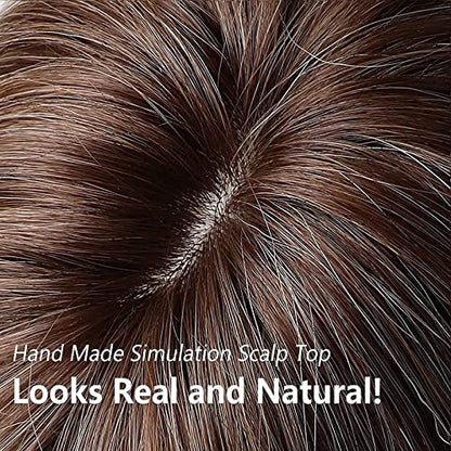 Full Layered Long Blonde Wigs with Bangs  for Women
