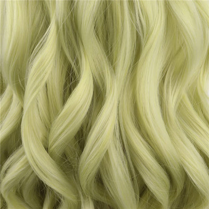 green hair dark green hair black green hair wigs hairstyles wigs wigs costumes wig wig with bangs wig shop wigs online wigs shops, Light Green Lace Front Wig Long Wavy