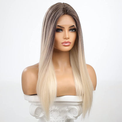 Platinum Blonde Lace Front Wig