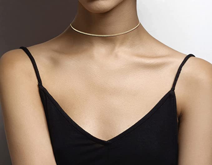 18K Gold Over 925 Sterling Silver Cuban Link Chain