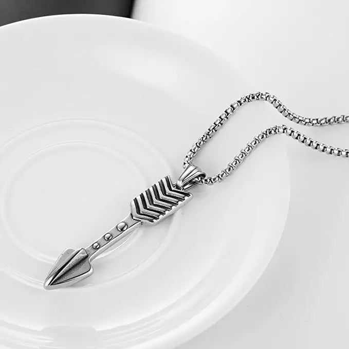 Arrow Stainless Steel Pendant Necklace