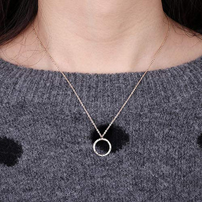 Turandoss Dainty Layering Pearls Necklace