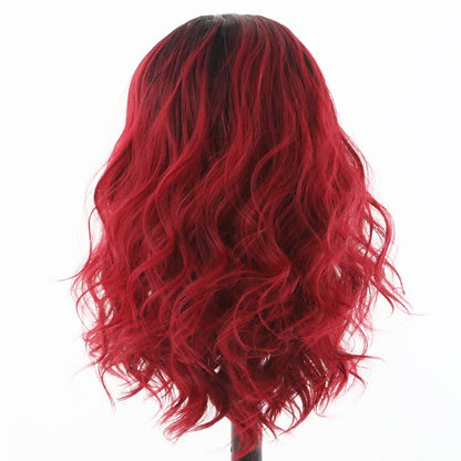 red wig costume red wig with bangs red wigs with bangs wigs hairstyles wigs wigs black women human hair wigs lace front wigs color wigs color wigs black girl wigs hairstyles ideas black women lace front wigs black women wig with bangs wigs shorts wigs hair wig with bang hair wigs for woman,Wine Red Wig Lace Front Wigs Ombre Burgundy 99j Colorful Short Bob Wavy Synthetic Lace Front Wig For Black Women Glueless Natural Loose Wave Heat Resistant Fiber Hair Wig With Baby Hair 14 Inch