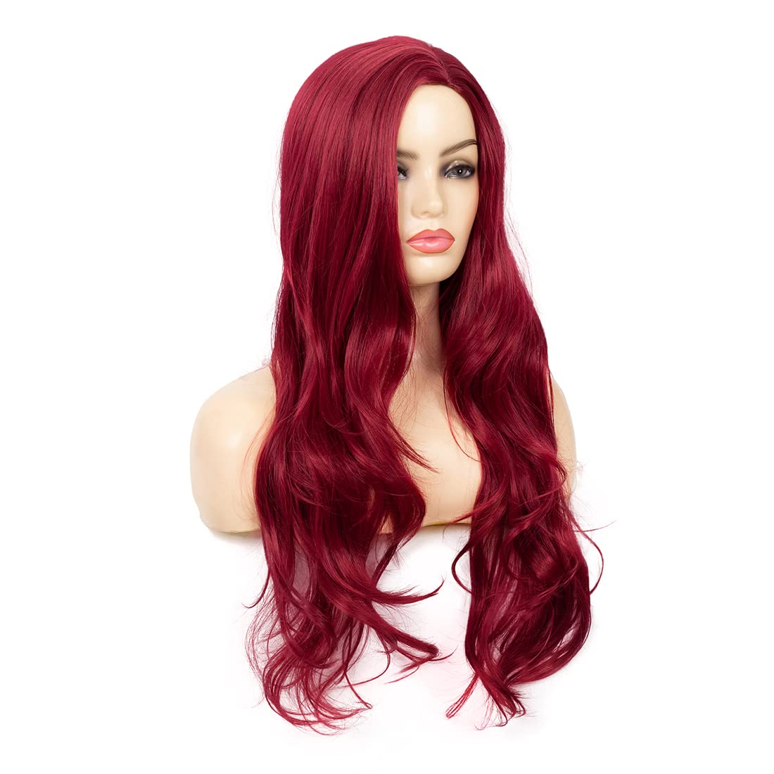 Long Curly Wavy Side Part Hair Wigs for Women