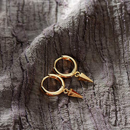 14K Gold Plated PUNK Dangle Earrings