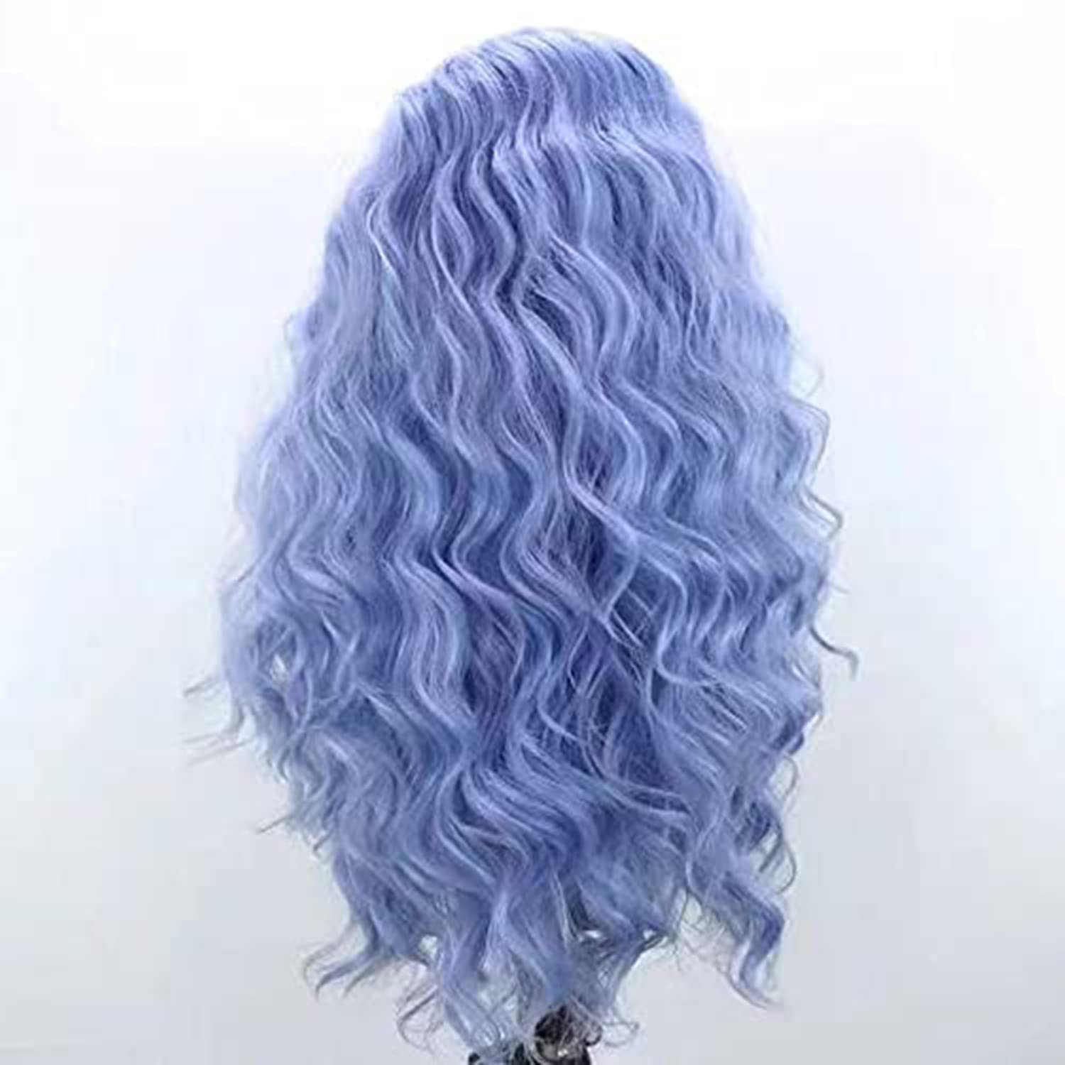 Light Blue Lace Front Synthetic Wig Loose Body Wave