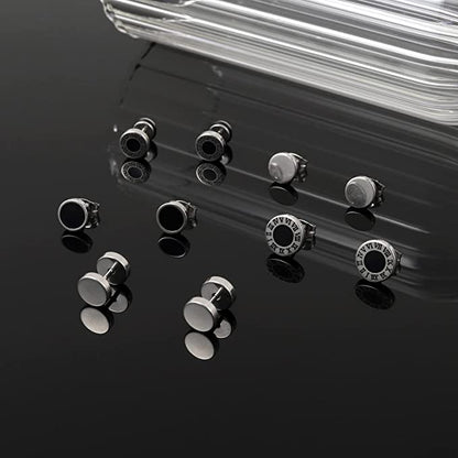 Goth Punk Stainless Steel Earrings