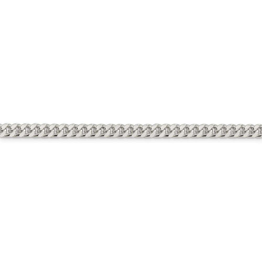 925 Sterling Silver 5mm Curb Chain-Men Fine Silver Jewelry