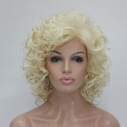 Short Curly Layered 613 Blonde Synthetic Wigs
