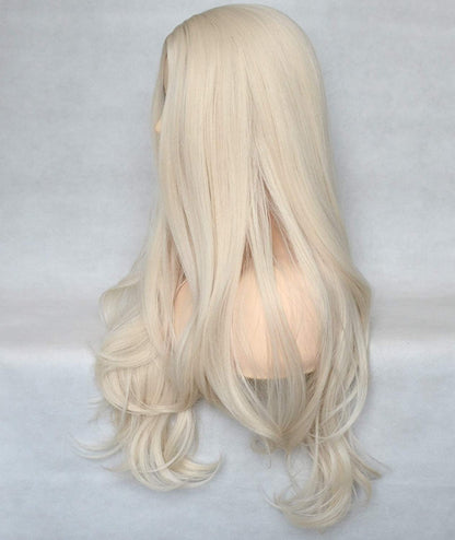 Platinum Blonde 60# Synthetic Wig 22 Inch (No Lace Wig)