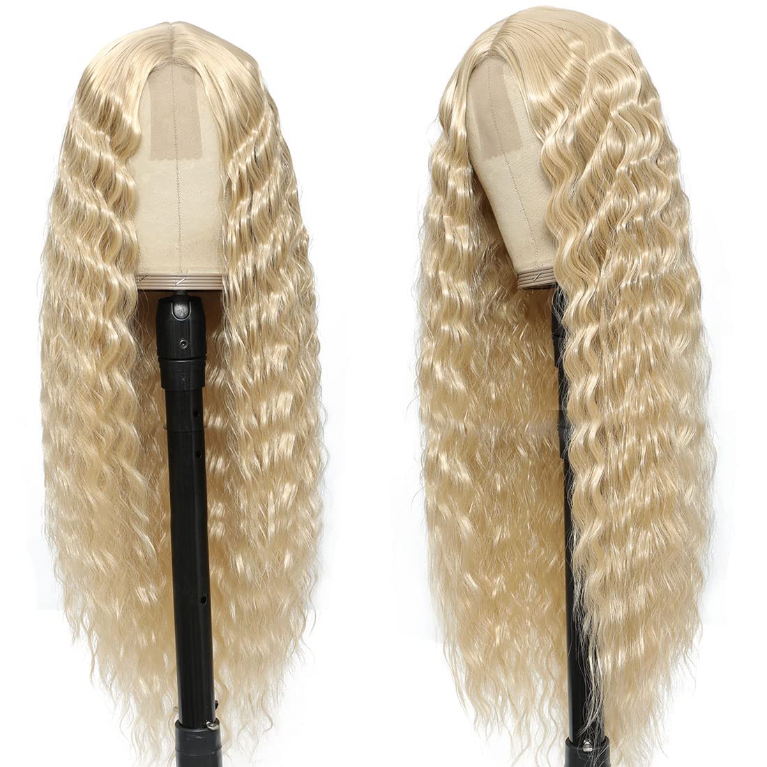 Blonde Deep Wave Lace Wigs -30inch Long Hair