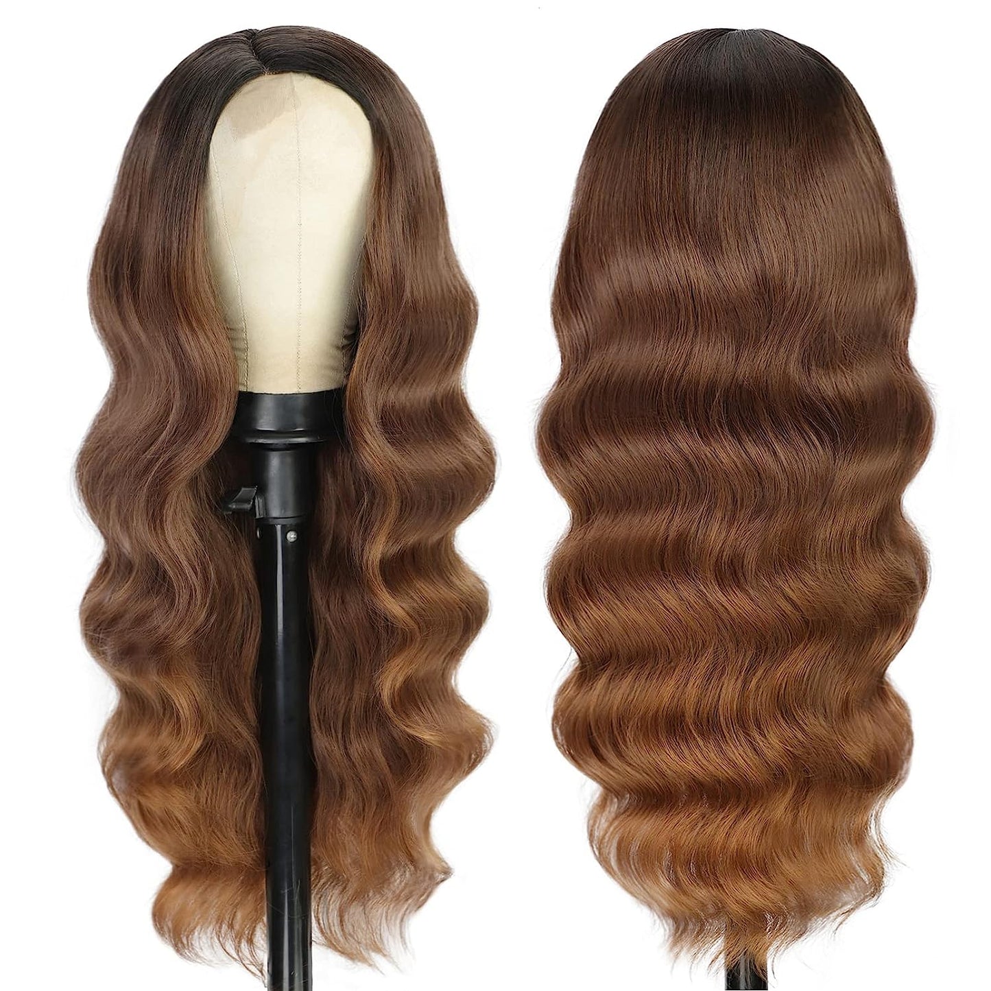 Long Side Part Wavy Wigs for Women