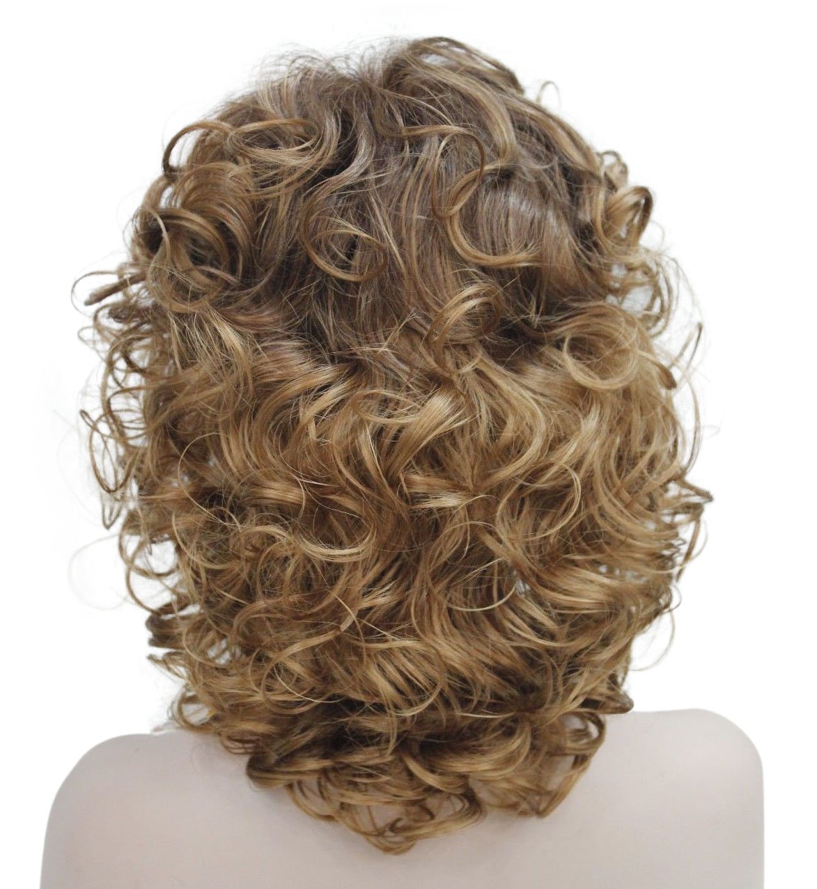 Short Bob Curly Layered Synthetic Wigs