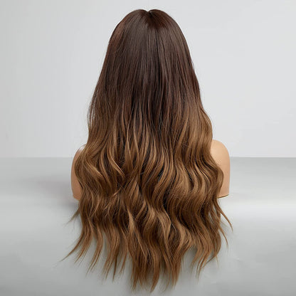 Ombre Brown Curly Lace Front Wig