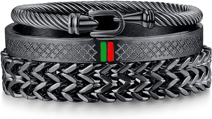  Mens Luxury Jewelry Bracelets Gift
stainless steel