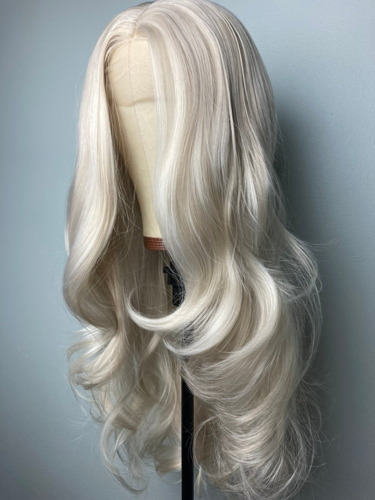 Lace Front Wig-Blonde Wavy Wig