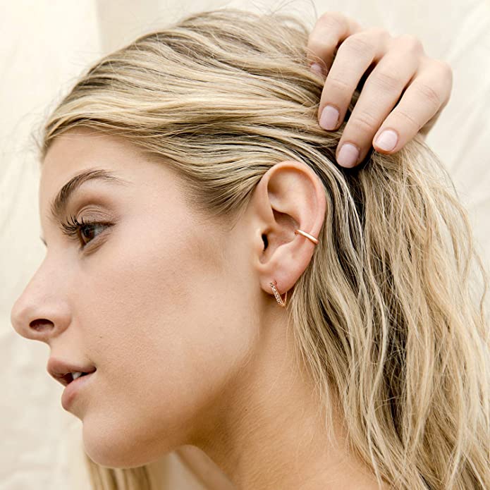 Huggie Ear Cuff Earrings  Plain