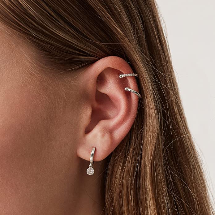 14K Yellow Gold Hoop Earrrings