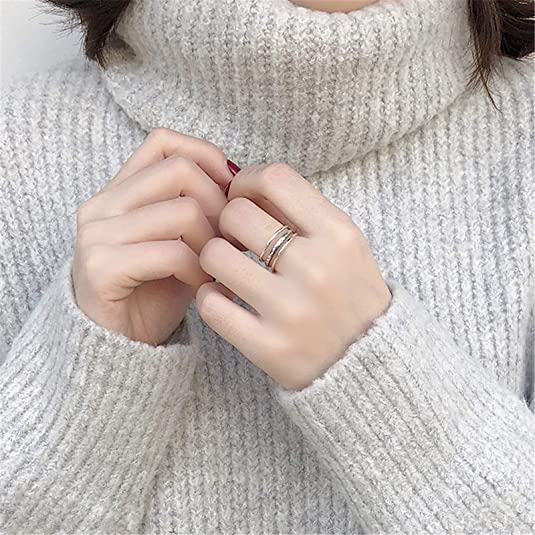 925 Sterling Silver Open Ring for Women