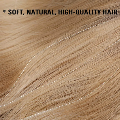 Long Creamy Ombre Blonde Lace Front Wig for Women