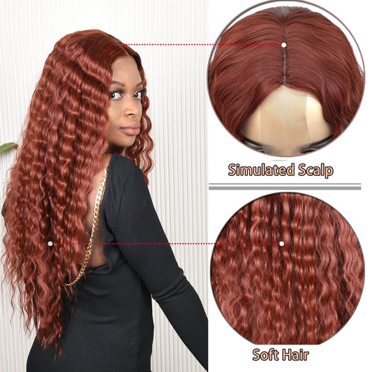 Long Deep Wave Lace Wigs for Women #350