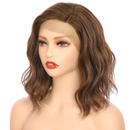 Short Wavy Wig Bob Wigs for Women