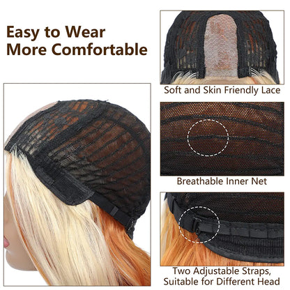 Blonde Highlights  Body Wave Lace Front Wig  Highlights Wig  Highlight Lace Front Wig