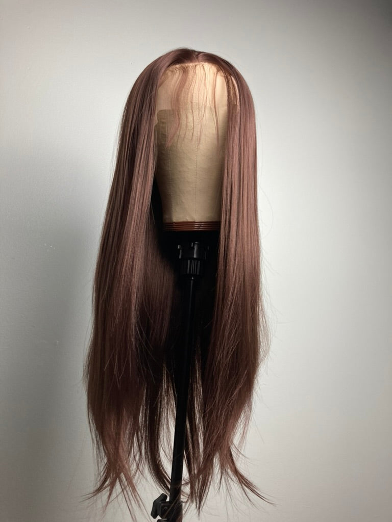 Long Brown Lace Front Wigs