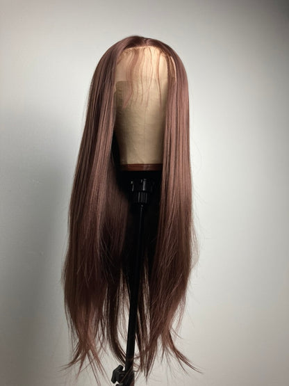Long Brown Lace Front Wigs
