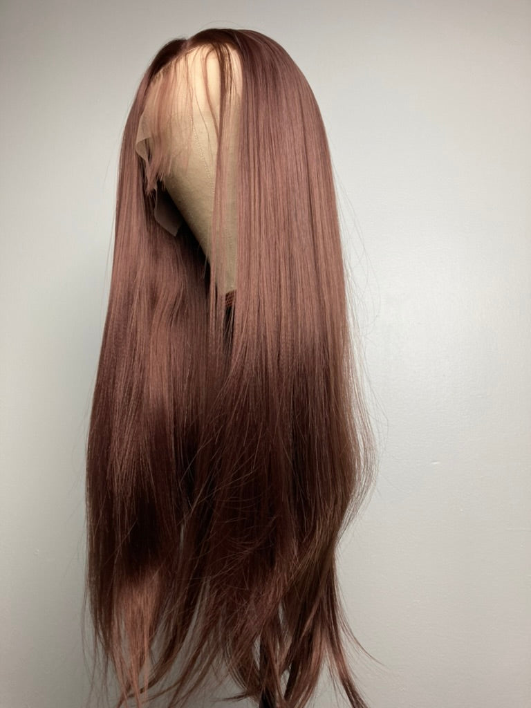 Long Brown Lace Front Wigs