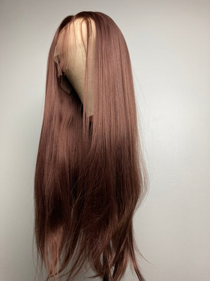 Long Brown Lace Front Wigs