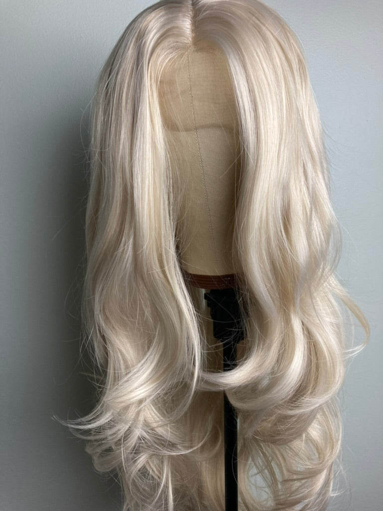 Lace Front Wig-Blonde Wavy Wig