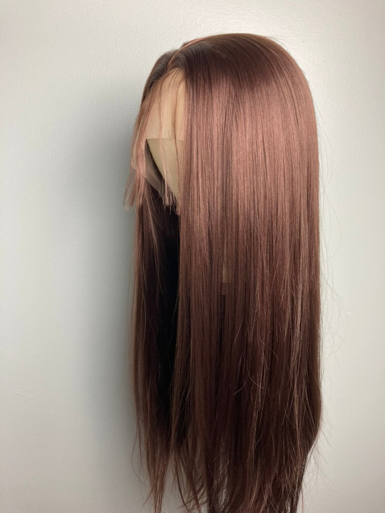 Long Brown Lace Front Wigs