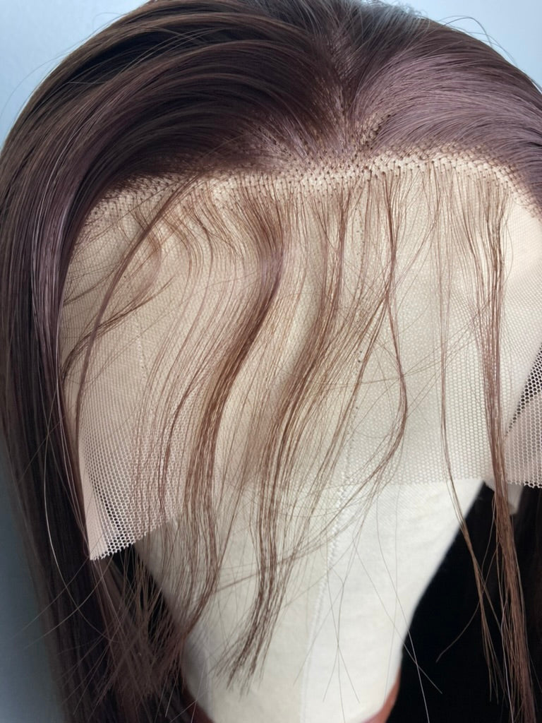 Long Brown Lace Front Wigs