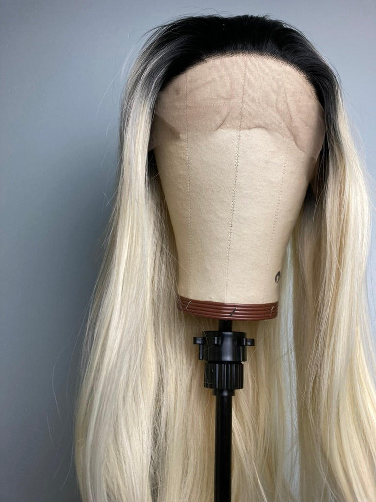 blonde hair looks,blonde hair dark roots straight long hair,long straight blonde hair with dark roots,long straight blonde hairstyles,blonde hairstyles for black women,blonde wigs for white women,blonde wigs with dark roots,13x4 blonde hair dark roots straight ,curly blonde wig,human hair blonde wigs,ombre blonde wig,ombre blonde hair dark roots straight,blonde hair color ideas for short hair,Synthetic Fiber Wigs,long blonde hair