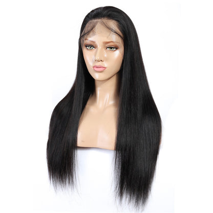 13x6 Bone Straight HD Transparent Lace Front Human Hair Wigs