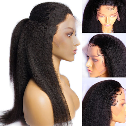 Yaki Kinky Straight Brazilian Human Hair Wigs