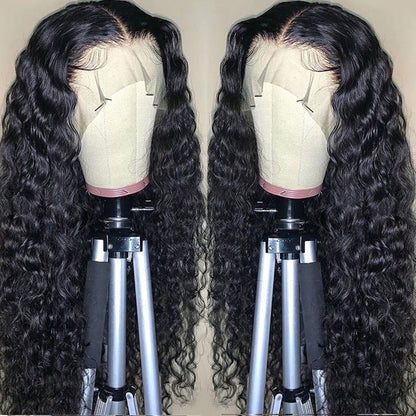 Water Wave HD Lace Frontal Brazilian Human Hair Wigs