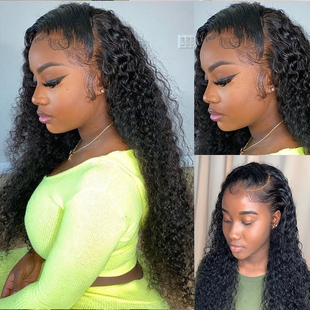 30 34 Inch Loose Deep Wave HD Frontal Wigs for Women