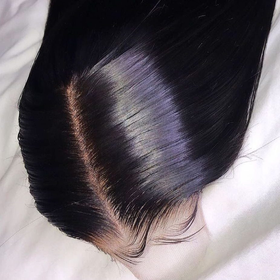 32inch Long Bone Straight 13x6 Lace Front Human Hair|4x4 Lace Closure Wig For Women