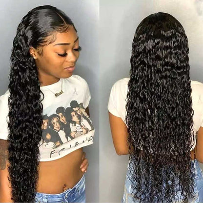 30INCH HUMAN HAIR WIG DEEP WAVE WATER WAVE WIG