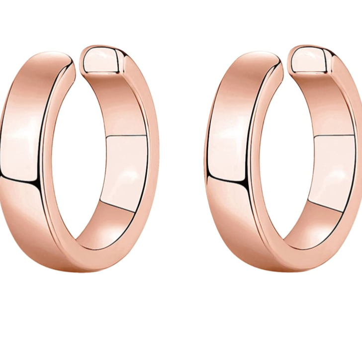 14K Rose Gold Ear Cuff Earrings-Women's Jewelry