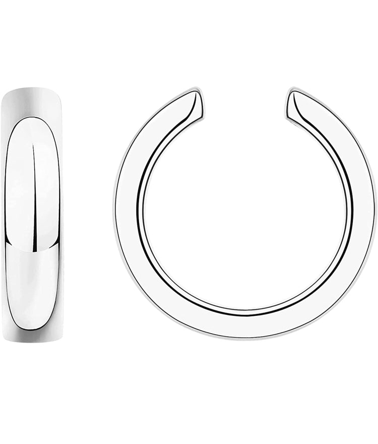 14K White Gold Ear Cuff Earrings-Women's Jewelry