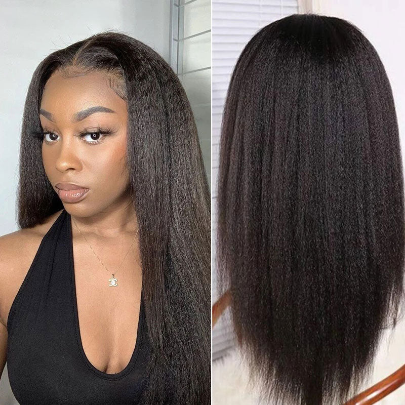 Kinky-Straight-Wig-13x1-Lace-Front-Human-Hair-Wigs