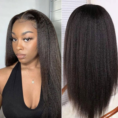 Kinky-Straight-Wig-13x1-Lace-Front-Human-Hair-Wigs
