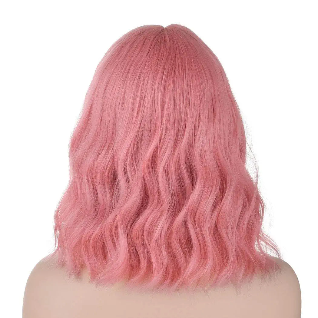 Pastel Pink Wig,Pink Wig With Bangs,Rose Pastel Pink Wig,Rose Gold Pink Wigs,Long Hair Wig,Pink Cosplay Wig,Pink Long Wigs Wig Bangs

