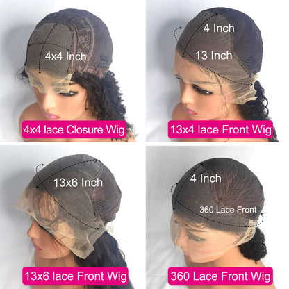 Long Straight 360 Hd Lace Front Human Hair Wigs Pre Plucked With Baby Hair