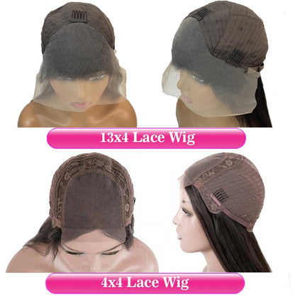 30 34 Inch Highlight Ombre Lace Front Wig Curly