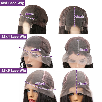 32inch Long Bone Straight 13x6 Lace Front Human Hair|4x4 Lace Closure Wig For Women